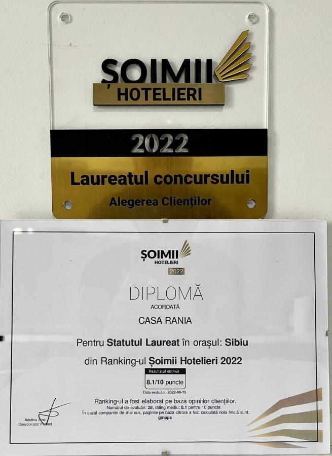 Casa Rania Hotell Sibiu Eksteriør bilde